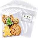6x9" Self-Sealing Clear Cellophane Bags  3.1 Mil Thick Resealable Cello Bags for Cookies, Candy, Snacks, Small Jewelry, Greeting Cards, Crafts & Party Favors (Pack of 100)
