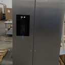 Kenmore 36" Side-by-Side Refrigerator with Freezer - Accela Chill, Water & Ice Dispenser, Adjustable Glass Shelves, ENERGY STAR Certified, 20 cu. ft. Capacity - Fingerprint Resistant Stainless Steel 
30.24"D x 36"W x 70.21"H