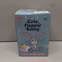 YH YUHUNG Easter Bunny Interactive Talking Plush Toy, Voice Repeat & Record, 10 Songs with Flapping Ears, Volume Control, Animated Stuffed Rabbit Easter Basket Stuffers for Toddlers Kids, Soft Gray