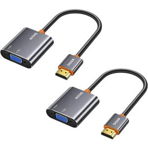 HDMI to VGA Adapter,1080P HDMI Male to VGA Female Adapter