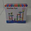 Marble Run, 110pcs Marble Maze Game Construction Building Toys for Kids, Marble Track Race Set STEM Learning Toys Gift for Boys Girls 3 4 5 6 7 8 9 10+, 8105
