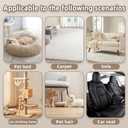 Carpet Rake for Pet Hair Removal -Reusable Pet Hair Remover, 57.5 Adjustable Long Handle Cat Dog Carpet Rake Scraper with Patented Design,Tool for Deep Cleaning Carpets, Rugs, Mats Stairs