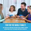 Regal Games Card Games for Kids - Go Fish, Crazy 8's, Old Maid, Slap Jack, Garbage Monsters, War - Simple & Fun Classic Family Table Game Sets (6 x 6)