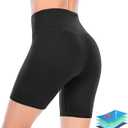 Period Swimwear Menstrual Bikini Bottoms Leakproof Swim Shorts Waterproof Swimsuit for Teens Girls Women (Small, Black)