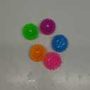 Sensory Builder Light Up LED Spiky Bouncy Ball, Blinking Sensory Toy, Set of 5 - Mixed Colors, Multi