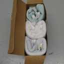 3-Pack Organic Baby Swaddle Sleep Sacks - Swaddles for Newborns, Infant 0-3 Months, Baby Girls, Boys, Soft & Snug Newborn Sleep Sack, Nursery Swaddling Blankets (Bunnies, XS)