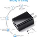 Fast Wall Charger Adapter USB C Charging Cable Cord Compatible with for NOCO Boost X GBX45 GBX55 GBX75 GBX155 Sport Battery Jump Starter Power Supply Cord (5ft Black)