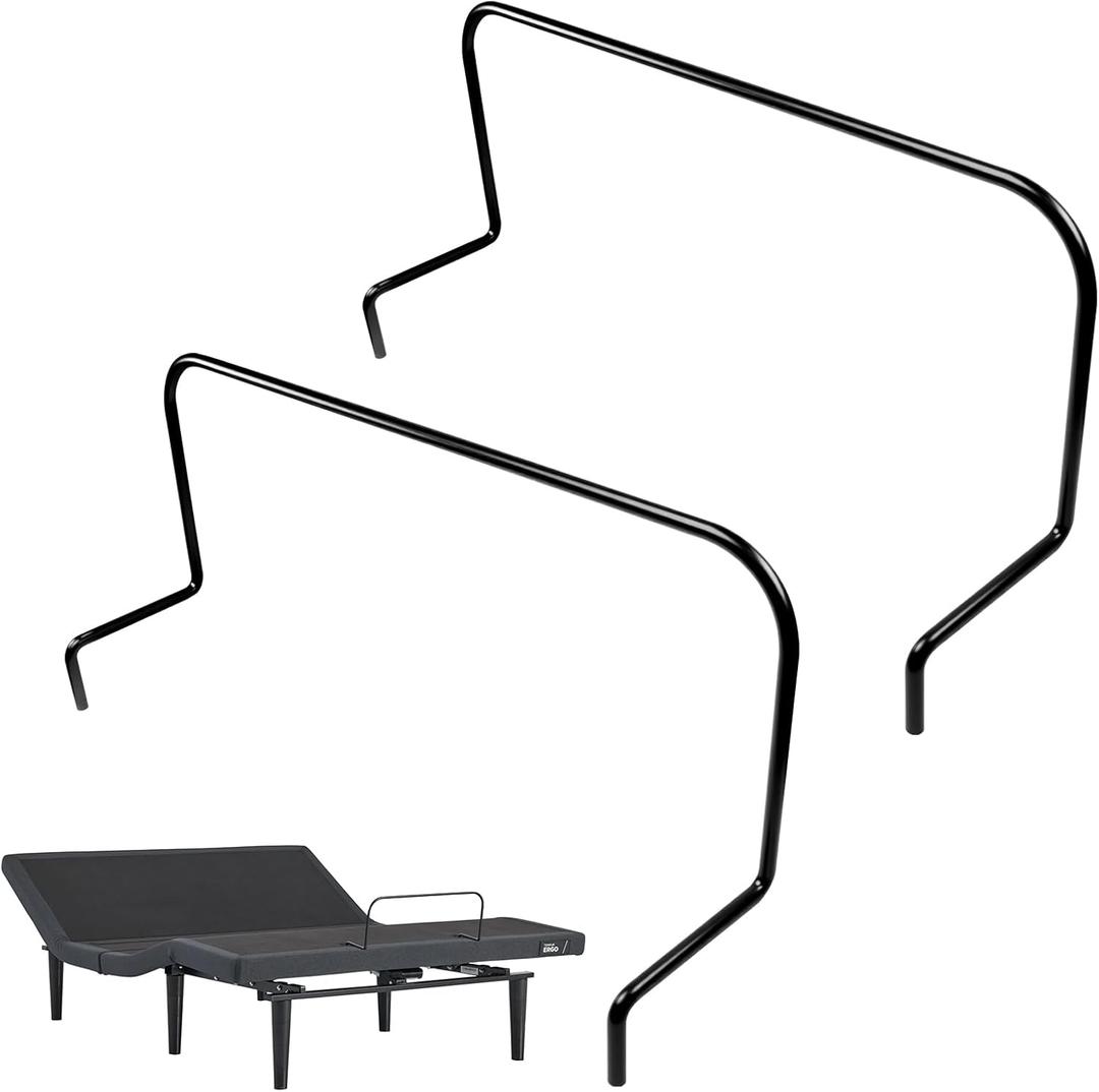 2 Pcs 19 inches Across Mattress Retainer Bar, 63003441 Foot Retainer Bar, Fit for Tempur-Pedic Ergo, Can not be Used for Lifting The Adjustable Bed