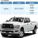 Replacement for Front Bumper License Plate Frame Bracket Ram 2500 3500 4500 5500 2019 2020 2021 2022 68362197AA