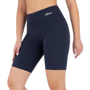 Nirlon Biker Shorts with Pockets - Biker Shorts Women Workout Shorts for Gym & Yoga Shorts for Women Plus Size Biker Shorts (14-16, Navy Blue)