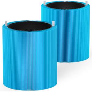 2 Pack Blue Pure 311i+ Max AllergenBlock Filter Compatible with Blue Pure 311i+ Max, Activated Carbon Filters