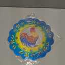 Rooster Wind Spinners Metal Chicken Gifts for Mom Women Grandma,12inch Hanging Wind Spinner for Outdoor&Indoor Decor Wind Chime Christmas Ornament Gifts for Yard Garden Decoration