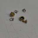 1/4" Barb x 3/4" Female GHT Thread Solid Brass Water Hose End Repair Connector, Includes Stainless Steel Clamps and gasketsPack of 2