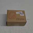 X5 Rechargeable & Portable FM Radio Headphones with Best Reception,LED Display,Soft Ear Muffs, FM Headset Radio Receiver for Meeting, Works, Hiking, Jogging (Black)