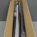 Printer Stand with Storage for Desk, with Fabric Drawer Desktop Printer Stand Shelf Organzier for Home Office, for Above and Under Desk Printer Table, Fax Machine Copier Scanner, Rustic Brown (Brown-Double Rod)