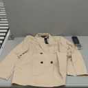 Allegra K Womens Work Dresses Slit Sleeve 2025 Fall Belted Double Breasted Business Blazer Dress (Medium, Beige)