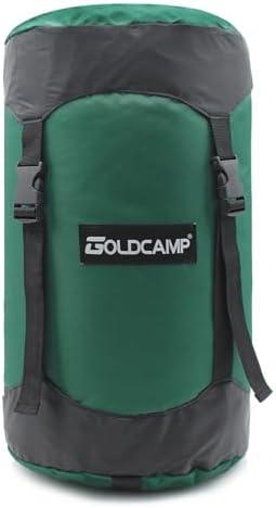 GOLDCAMP Sleeping Bag Stuff Sack, XL Compression Sack, Great for Backpacking and Camping (Green, XL)