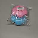 2 Pack Soap Dish Holder for Shower Bar Double Layer Cute Lotus Shape Adhesive Tray Sink Wall Mounted Shampoo NO-Drilling Self Draining Hanging Saver Rack Plastic Bathroom Bathtub Kitchen,Pink+Blue