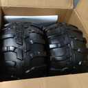 Peg Perego John Deere Gator HPX Rear Wheels Black Unfinished (3 x 3. inches /1 x 0 mm, 0 inches Offset) (Compatible with Peg Perego John Deere Gator HPX that were made before 2010)