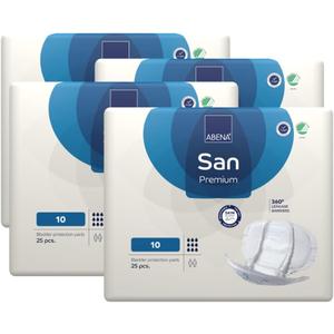 Abena San Premium Incontinence Pads, Heavy Absorbency, (Sizes 8 to 11), Size 10, 100 Count