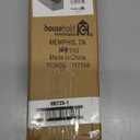 Household Essentials Grey 725-1 Deep Drawer Organizer Box for Storage | 12 in x 4 in x 3.13, Silver