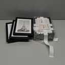 upsimples 5x7 Picture Frame Set of 10, Display Pictures 4x6 with Mat or 5x7 Without, Multi Photo Frames Collage for Wall or Tabletop Display, Black