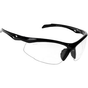 Bifocal Safety Glasses - Safety Glasses with Readers for Healthcare, Woodworkers, Motorcyclists, Workshop - Ansi Z87+ (+2.00 Diopter, Clear)