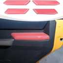 RAZPOY for Bronco Door Inner Handle Panel Cover Compatible with 2021-2023 Ford Bronco Interior Accessories 4-Door, Pink