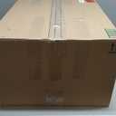 CHOEZON Drink Table, Small Round Side Table for Small Spaces, Thickened Base End Table, for Living Room, Bedroom, Rustic Brown and Black TBZ30BF