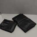 Outdoor Chair Covers, 2 Pack, 25"W x 25"D x 47"H, Waterproof, Black, Polyester Blend, Fits 4-6 Stackable Dining Chairs