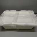 MALACASA Casserole Dish for Oven, 4.4 Qt Porcelain Baking Dish with Lid, 9x13 Baking Pan with Handles, Large Lasagna Pan Deep, Rectangular Bakeware, Microwave Safe, White, Series BAKE