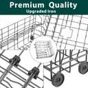 W10139223 Dishwasher Lower Rack Replacement Parts for Whirlpool Maytag Dishwasher Rack Lower Basket Shelf Jenn-air Amana MDBD820AWW MDB6650AWW JDB8910AWS Bottom Dishrack Basket Assembly 1 Pack