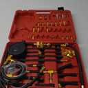 BETOOLL Pro Fuel Injection Pressure Tester Kit Gauge 0-140 PSI with 9.49, 7.89, 6.30 Fuel Line Fittings