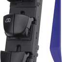 Master Window Switch Power Control Button Compatible with 2013-2018 Nissan Altima/Leaf/Juke, 2013-2019 Sentra, 2014-2017 Rogue, Replaces OEM 25401-3TA5A