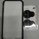 Janmitta Case for iPhone 11 Phone Cover Built in Slide Camera Lens Cover+Screen Protector,Heavy Duty Shockproof Full Body PhoneCase with Finger Ring Holder Kickstand,Rose Gold