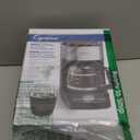 Capresso 5-Cup Mini Drip Coffee Maker, Black and Stainless Steel