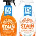 ANGRY ORANGE Pet Stain Remover for Dog Urine and Stains - Enzyme Cleaner - Citrus + Fresh Sent - Value 2 pack