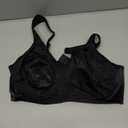 Playtex Women's Wireless Bra, Ultimate Lift, Moisture-Wicking, Single or 2-Pack (38C, Black)