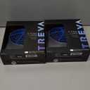 Treva 5 Inch Battery Powered Fan Portable Desk Fan 2 Cooling Speeds with Compact Folding & Tilt Design Cubicle Accessories Small Portable 2 Pack (Dark Blue)