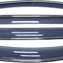 NewYall Front Rear Left and Right Chrome Door Window Visor Wind Rain Guard Deflector Trim for Acura MDX Sport Utility 2014-2021