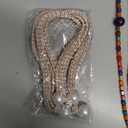 38 Strands Beaded Curtain Bamboo Curtain for Doorways Multi-Scenario Application Purely Handmade Beaded Curtains as Insect Screen for Bedroom or Balcony 35.4" x 78.7", Rainbow