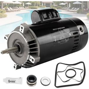 UST1152 Swimming Pool Pump Motor Kit 1.5HP, 115/230V Round Flange Pool Pump Motor Replacement for Hayward/Super Pump/Super II/Northstar and Jacuzzi Magnum Pumps