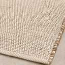 Scandilivin Homes Jute Cotton Hand Woven Area Rug (10' x 13' Natural)