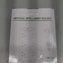 Power Strip Tower with Wireless Charger, Flat Plug Surge Protector Tower with 6FT Extension Cord, 12 AC Multiple Outlets, 4 USB (2 USB C),15W Wireless Charging Power Tower for Home Office Dorm, White 