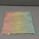 2 Pack Pastel Rainbow Tablecloths, 51x87'' Plastic Disposable Rectangle Pastel Table Cover for Girls Rainbow Birthday Party Decorations Baby Shower Party Supplies