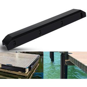 48 Inch Boat Dock Bumpers for Edge/Piling,Dock Bumpers for Post/Piling/Pylon/Straight Edge,Dock Fender Bumper Guards for Horizontal Deck,Vertical Poles,Marine-Grade Pads with Screws