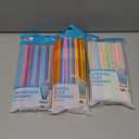 Milkshake Straws 36ct, Super Flex Straws 75ct, Striped Flex Straws 125ct