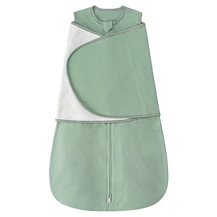 Sleep Sack Swaddle 1.0 Tog Baby Wearable Blanket 100% Cotton Baby Swaddle Blanket for Newborns 6-12 Months Green, Size M