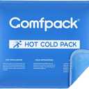 Soft Ice Packs for Sports Injuries, Long Lasting Multipurpose Gel Ice Pack with Dual Temperatures for Muscle Pain Relief & Strains, Handheld Design Cold Pack for Head, Shoulder, Knee, Ankle(1ct)