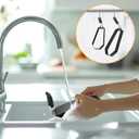 Patelai 2 Pack Halloween Coffin Shaped Egg Ring Pancake Molds Set Stainless Steel Griddle Egg Rings Coffin Fried Pancake Shapers with Handle DIY Cooking Tool for Breakfast Omelette (6 Inch)